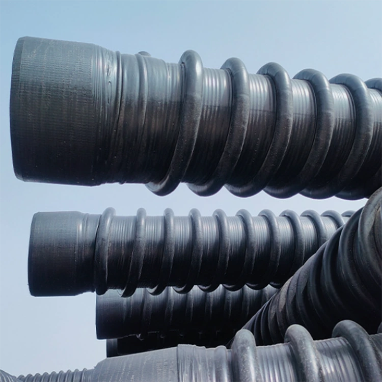 Durable HDPE Twisted Reinforced Carat Pipe