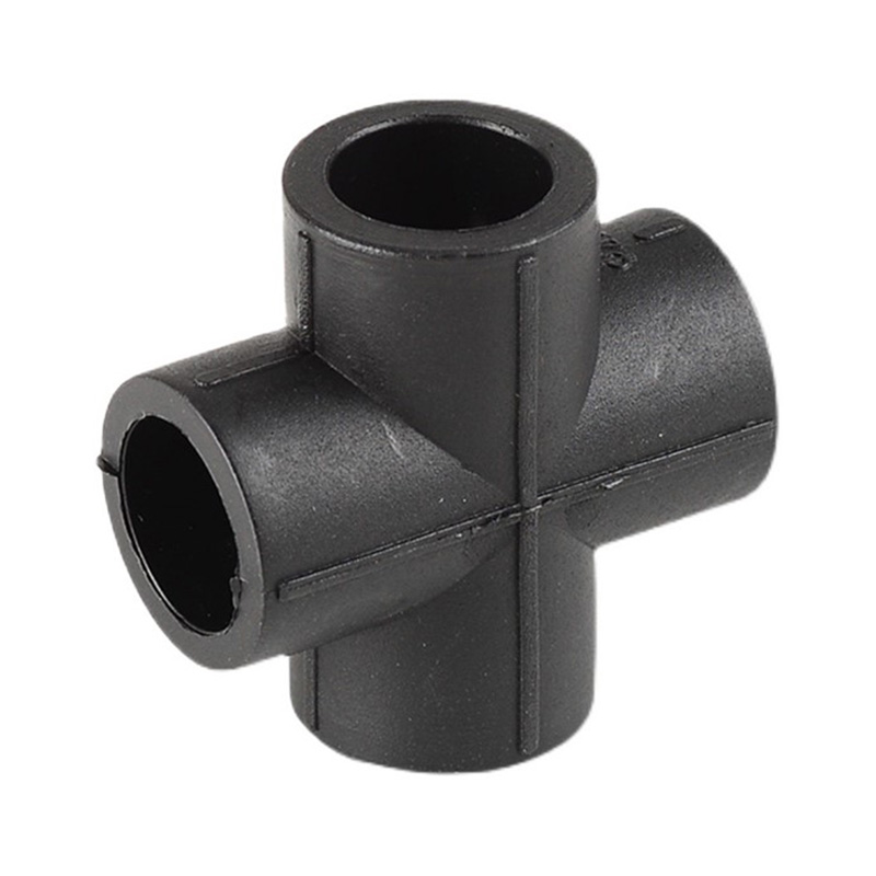 HDPE butt fusion equal diameter cross joint