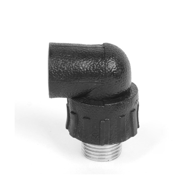 HDPE external thread elbow for pipe connection