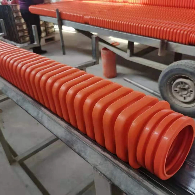 Industrial MPP Single Wall Corrugated Pipe