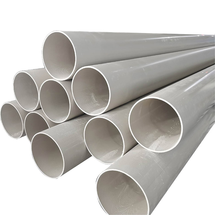 White PVC Water Supply Tube Pipe for Irrigation